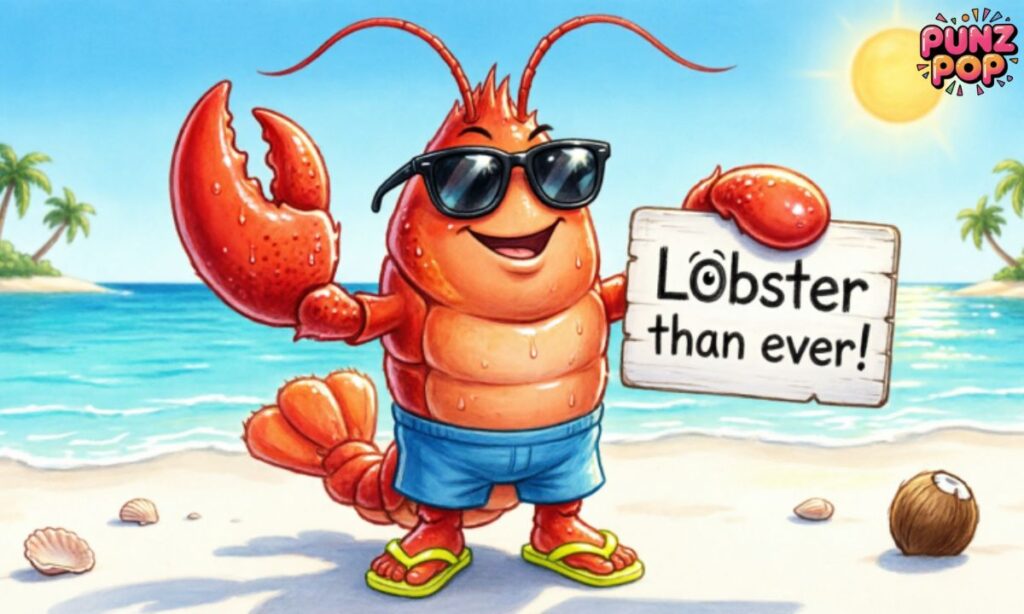 Funny Cute Clever Lobster Puns One-liner
