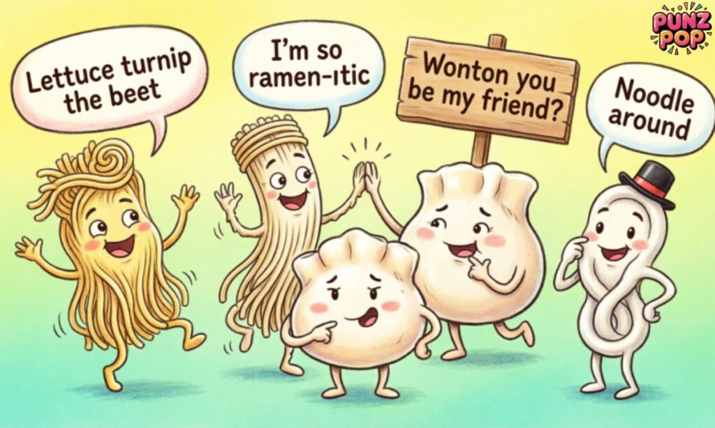 Funny Noodle Puns For Friends