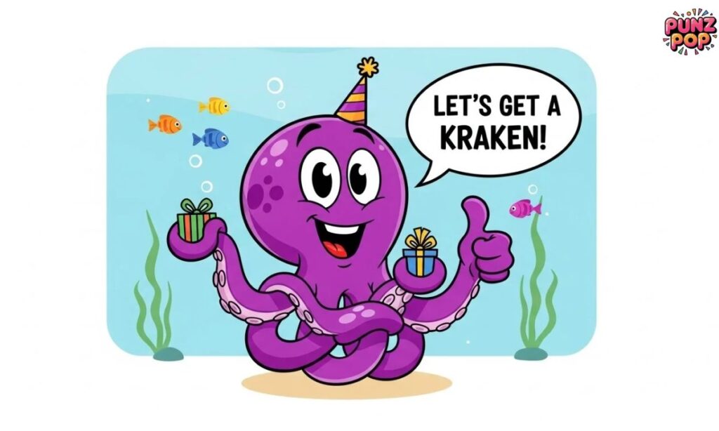 Funny Octopus Puns Captions