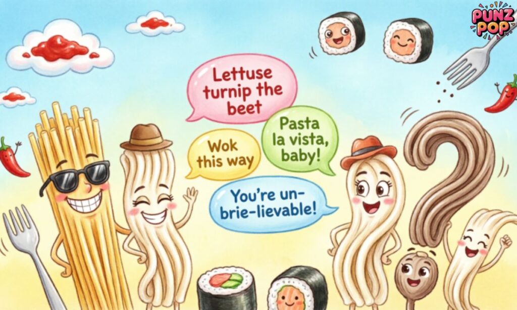 Hilarious Noodle Puns For Kids