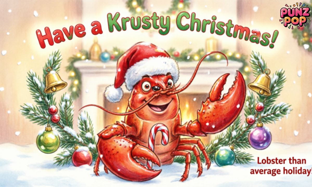Lobster Puns for Christmas