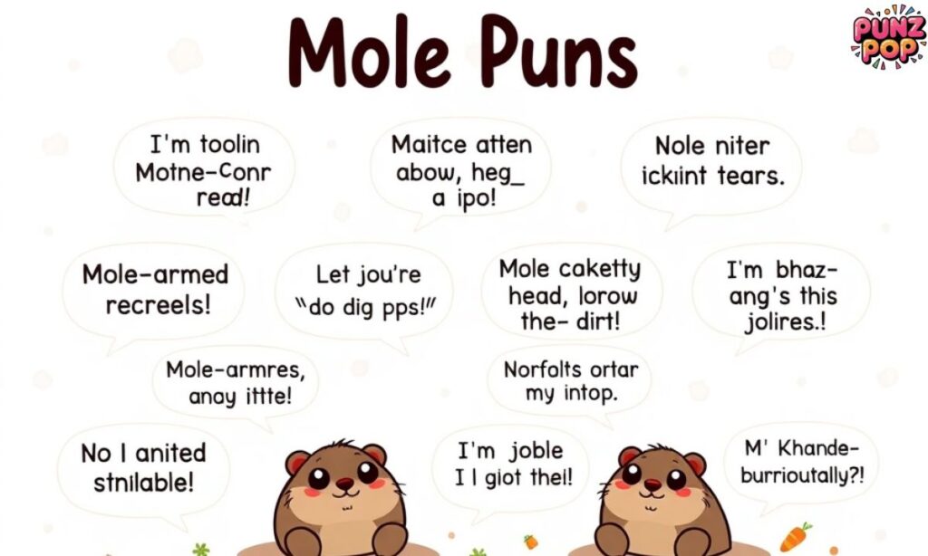Mole Puns One Liners 🐹