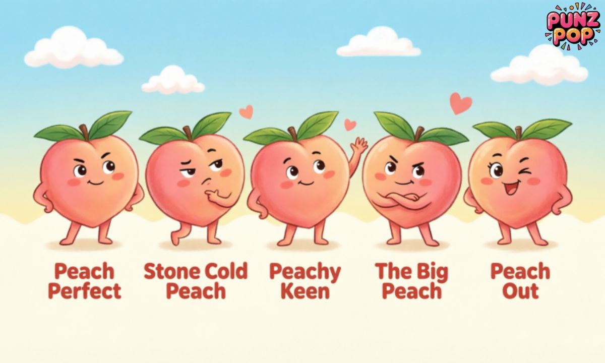 Peach pun names