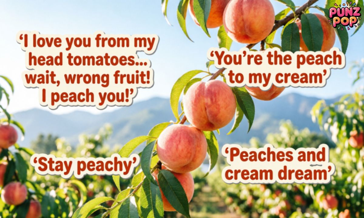 Peach puns one liners