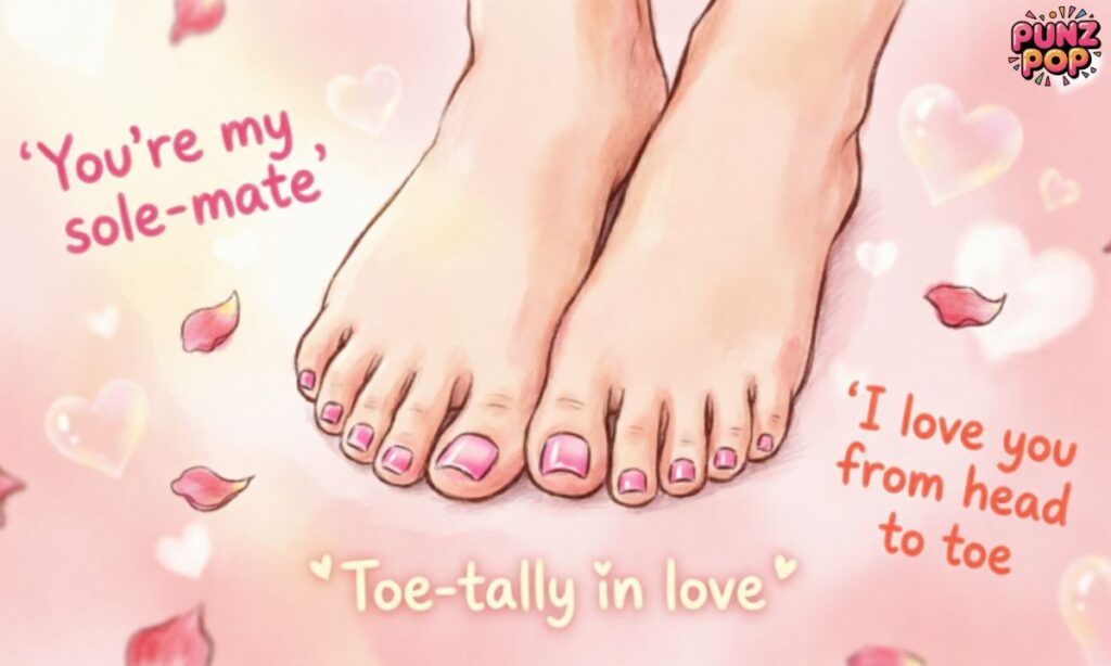 Romantic Toe Puns for Your Sole-Mate