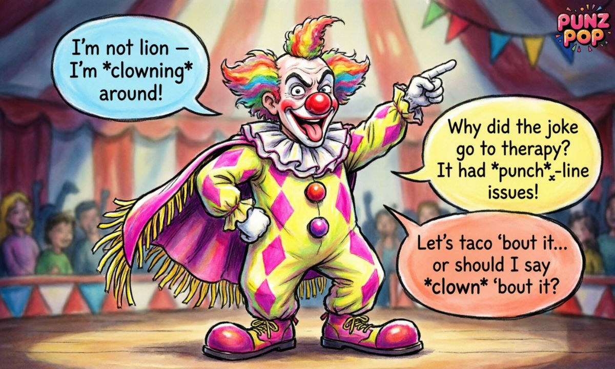 Silly and Sassy Clown Wordplay