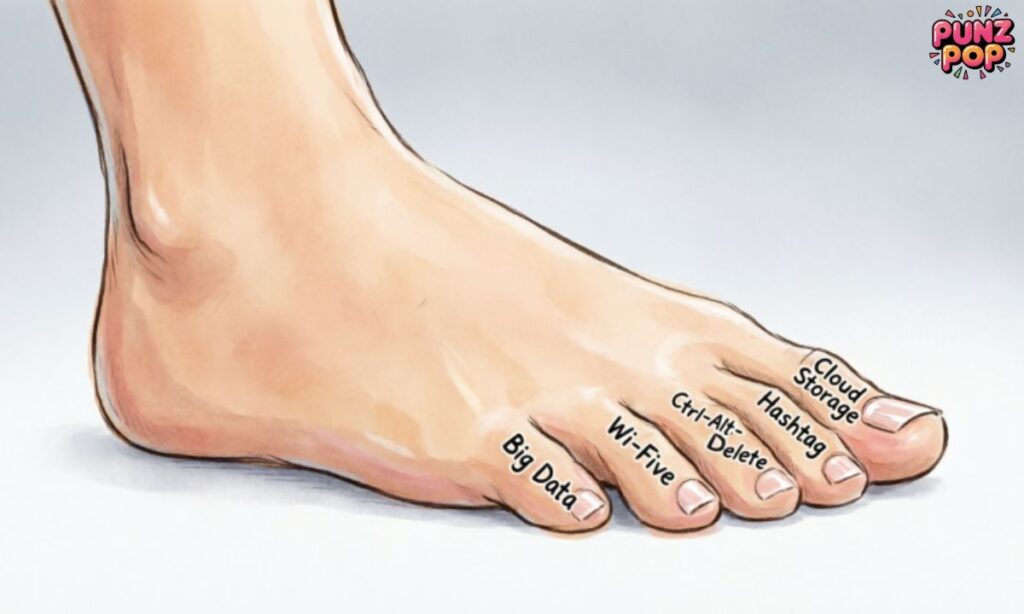 Tech & Internet Toe Puns
