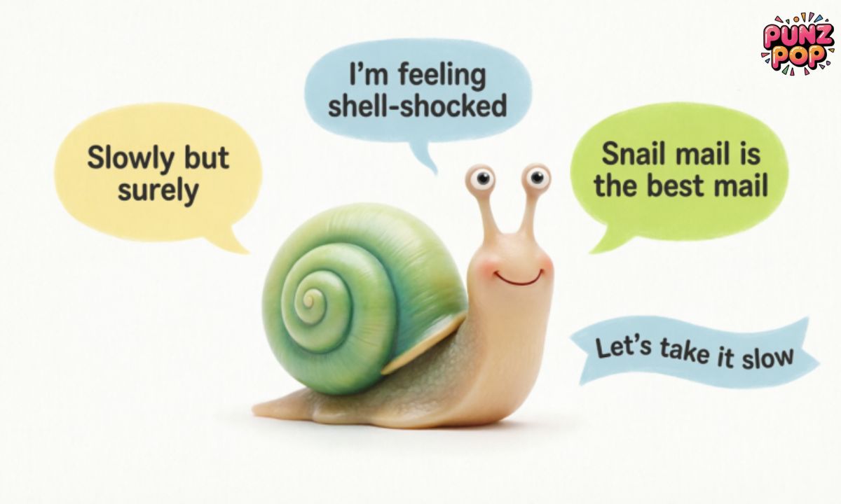Witty Snail Puns for Social Media