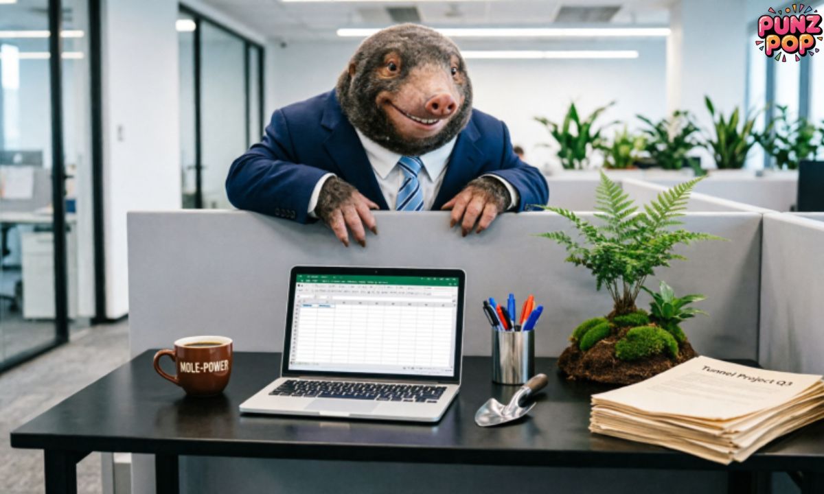 Work & Office Mole Puns 💼
