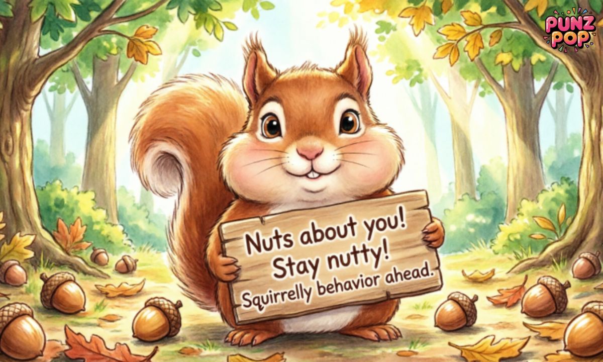 💬 Witty Squirrel Puns for Social Media