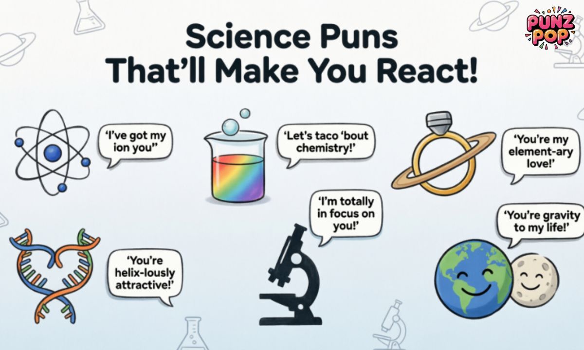 🔬 Smart Puns About Science (1)